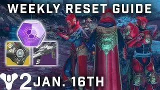Destiny 2: Weekly Reset (January 16th) - Faction Rallies Guide, Pyramidion Nightfall & more!
