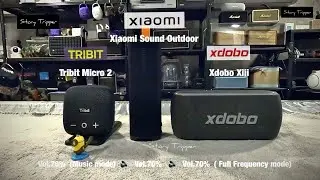 Tribit Micro 2 vs Xiaomi Sound Outdoor vs Xdobo Xiii