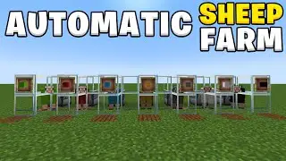 Best automatic wool farm in Minecraft 1.21
