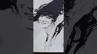 Sketchbook Tour || Ink Drawings, Portraits & Figures