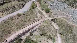 Drone Flight Over Megalithic Qenqo In Peru