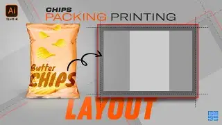 Chips packing printing layout illustrator in HINDI / हिंदी