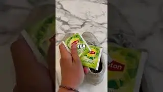 Tea Bags Make Shoes Smell Great?!