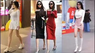 抖音街拍穿搭 / 抖音性感美女热门合集 Mejores Street Fashion Tik Tok | Hottest Chinese Girls Street Fashion Style #9