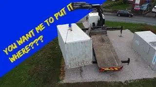 You Want Me To Put It Where??? #hiab #truck #drone #insta360