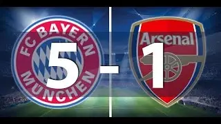 Arsenal 1 vs Bayern Munich 5 | UEFA Champion League [LEG 2]
