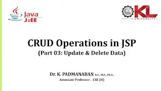 EP0013: Crud Operations in JSP (Part-03)