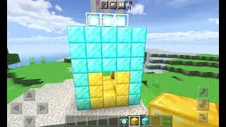 Diamond gold home in minecraft