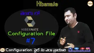 HIbernate ConfigurationFile Theory-7|Configuring Hibernate in Our Project|