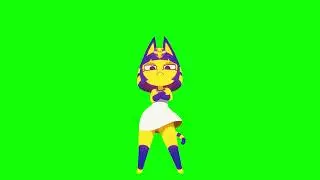 зона анкха танец футаж zone ankha dance green screen