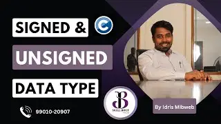 signed and unsigned data types in c programming by Idris Mibweb | SkillBout