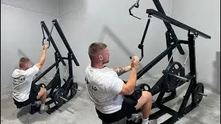 GYMEQUIP.EU / Lateral Front Lat Pulldown Machine L8XX / Factory