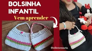 🤩BOLSINHA INFANTIL/MUITO FÁCIL 🍭