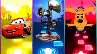 👀 Lightning Mcqueen 🆚 Siren Head 🆚 Sheriff Labrador. 🎶 Who Is Best?