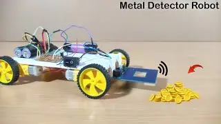 Metal Detector Robot Best science Project | inspire Award Project