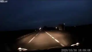 Беспредел ночью на дороге! #авария #надороге #трасса
