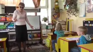 Занятие с пятилетками,  один год обучения