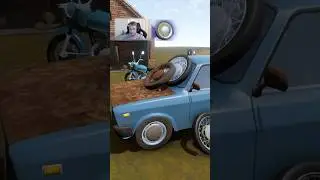The Long Drive Эксперимент Колеса с Мотоцикла на Машину