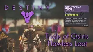 Trials of Osiris Flawless 9 - 0 Loot With Lighthouse!!