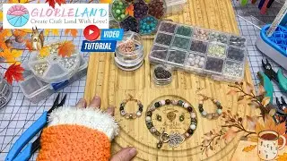 Globleland.com Autumn Copper 🍁 Leaf 🍂and Gemstone Jewelry Tutorial