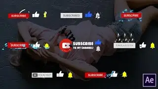 Youtube Subscribe Button Animation After Effects Template