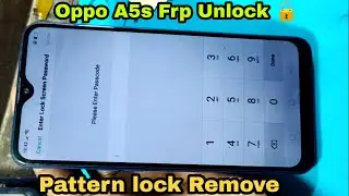 oppo a5s frp bypasscph1909 password reset