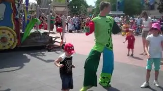Landon dancing at Hollywood Studios