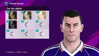 ZINEDINE ZIDANE - FACE BUILD - PES 2020
