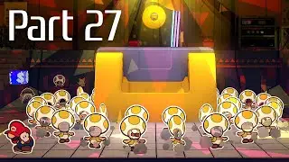 Part 27: Paper Mario: The Origami King Let's Play (Switch) Disco Devil Hole Punch Boss Fight