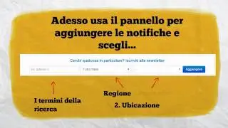 Come creare una notifica su Clasf