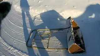 СНЕГОУБОРОЧНИК ИЗ ЖЕЛЕЗНОЙ БОЧКИ