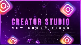 Instagram Creator Studio Error Fixed ☑️ Crazy Tech Tutorials