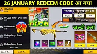 26 january redeem code free fire | free fire 26 january redeem code | 26 january redeem code
