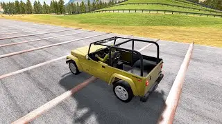 Car vs Iron Pipes #01 – BeamNG.Drive Test
