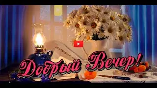 ДОБРЫЙ ВЕЧЕР 🤩🥰 Пожелания ДОБРОГО ВЕЧЕРА Красивое пожелание с добрым вечером ВИДЕО ПОЗИТИВ