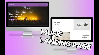 [Design] Landing Page Music Shop - Figma