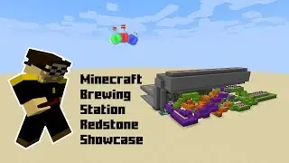 Unorthodox Redstone Brewing Station (v1, 1.11 - 1.20) design showcase