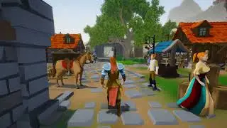 Bukra Walking Around Town