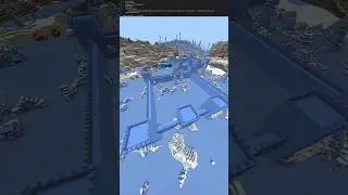 Epic Ice Fortress in Minecraft! #shorts #minecraft