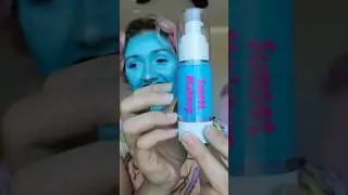 Blue Foundation?? 👀🧿🦋💙 asmr trying viral colorful foundation 
