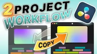 Copy n' Paste ACROSS Projects | Switch Between Projects Like a PRO (in Davinci Resolve)