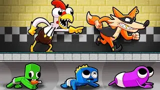 Sneaking into CLUCKY'S at 3 AM! (Minecraft)