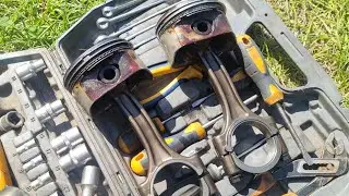Aftermath of a HYDROLOCK! The LM7 impressed with its toughness once again!