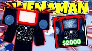 New MYTHIC *TITAN CINEMAMAN* Showcase! Toilet Tower Defense - Episode 57! (Roblox)