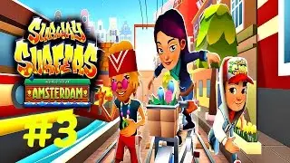 Subway Surfers : World Tour to Amsterdam Game Play #3 On IPad