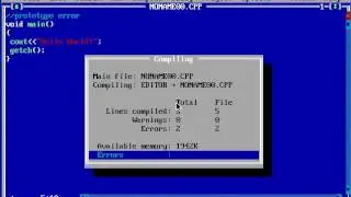 C/C++ tutorials for beginners on Turbo C++ Tutorial 17 : What is a prototype error and why it occurs