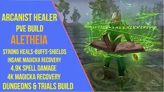 ESO Arcanist Healer PVE Build - Aletheia - Necrom