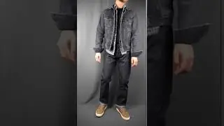 UNBRANDED UB201 Tapered Fit Selvedge Jean Fit Check 👖 