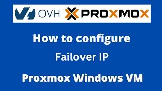How to configure Failover IP in OVH ProxMox Windows VM