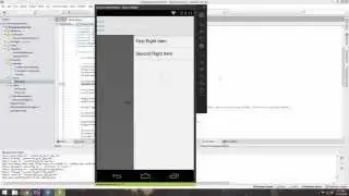 Xamarin Android Tutorial   27   Creating a Right and Left Drawer Layout